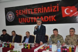 Tatvan’da şehit ve gazi yakınlarına yönelik iftar yemeği düzenlendi