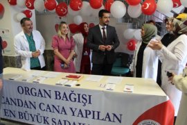 Tatvan Devlet Hastanesi'nde Organ Bağışı Haftası Etkinliği Düzenlendi