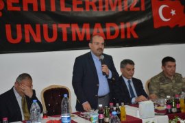 Tatvan’da şehit ve gazi yakınlarına yönelik iftar yemeği düzenlendi