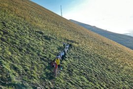 Nemrut Dağı’nda Çanak Yürüyüşü Yapıldı