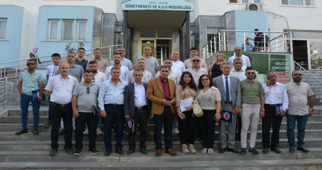 Şehit Gazi Eğitim Sendikası İl ve İlçe Temsilcileri Bitlis’te Toplandı